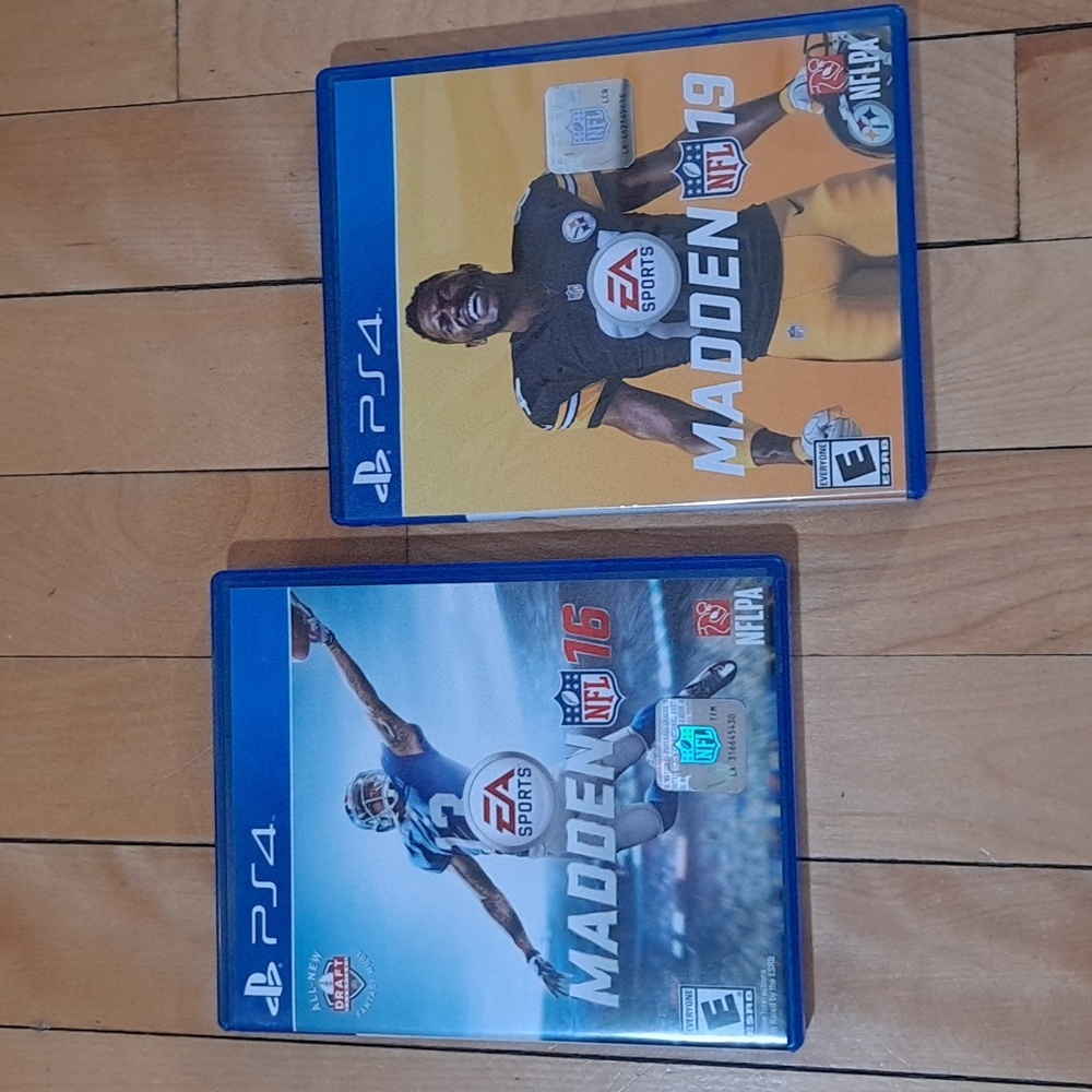 Madden 16 & 19 ps4 bundle